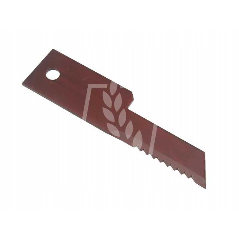 Dantytas pašarų kombaino peilis 198x32 50x3mm fi 13mm