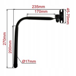 Veidrodžio laikiklis ursus zetor massey case deutz