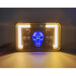 2x LED kaukolės reflektoriaus lempos rinkinys 27w