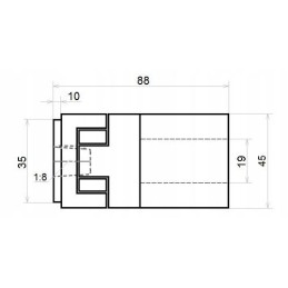 Sankaba siurbliui G2, variklis 0 55 1 1 kW, velenas 19 mm