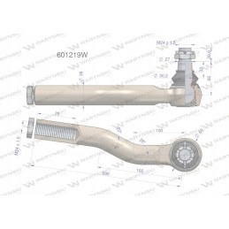 Vairo šarnyras Manitou 601219 Warynski