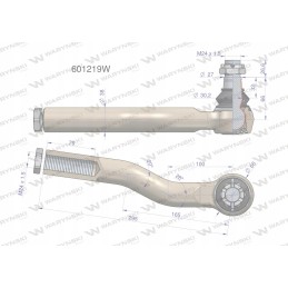 Manitou 601219 Warynski vairo jungtis