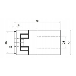 Sankaba siurbliui G2, variklis 2 2 5 5kW, 28mm velenas