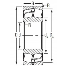 Savaime išsilyginantis sferinis ritininis guolis 75x130 0 mmx31 mm ti