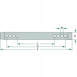 Smeigtukas 190mm 5mm 75mm 165mm 19mm granitas