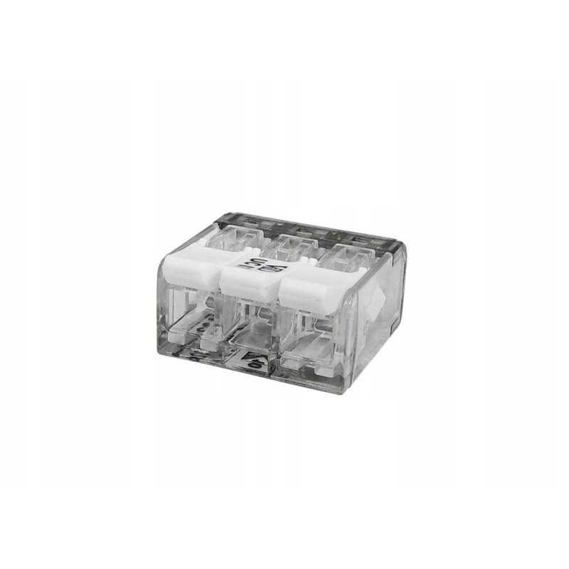 3 skylių elektros greitoji jungtis su srovės skląsčiu