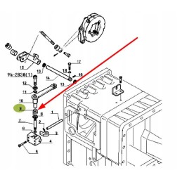6005024254 darbinio stabdžio spyruoklė