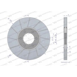 Stabdžių diskas fendt warynski f514100150010w