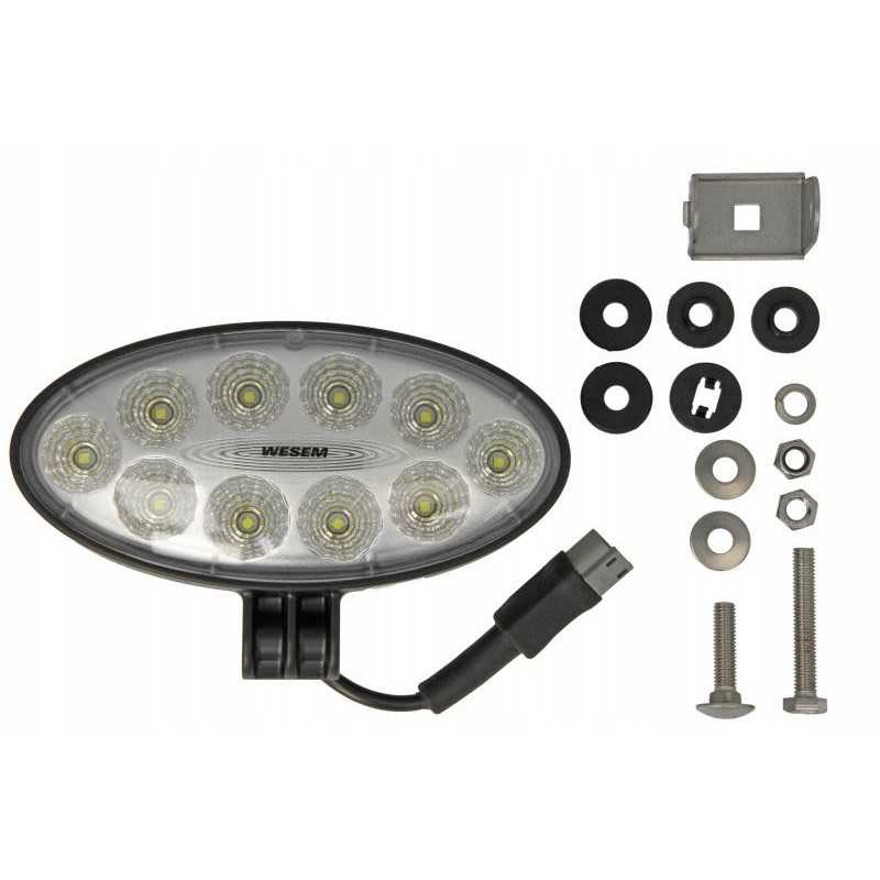 LED darbo lempa 12 24v 28w wesem crv1c 52702