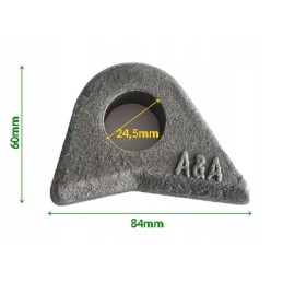 Krautuvo kaušo varžtas, universalus kaltinis kablys