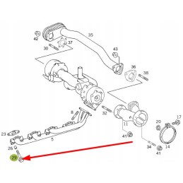 798809 0 išmetimo kolektoriaus varžtas