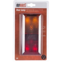 Stačiakampis kombinuotas galinis žibintas 12 24v LA45032 g