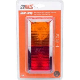 Stačiakampis kombinuotas galinis žibintas 12 24v LA45032 g