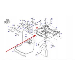 H718202050023 radiatoriaus pagrindas
