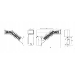Kairysis gabaritinis žibintas 1441ddl
