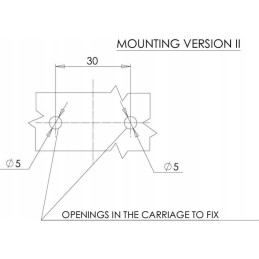 LED kvadratinė markerinė lempa 12 24v su laikikliu ir