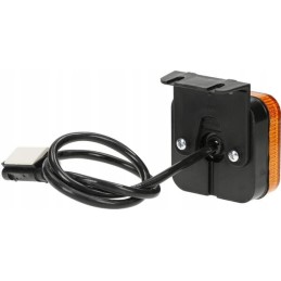 LED kvadratinė markerinė lempa 12 24v su laikikliu ir