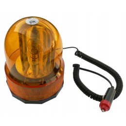 Įspėjamoji lemputė oranžinė gaidys ba15s 24v