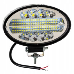 Darbinis šviestuvas 48 LED halogeninis 2880lm, ovalus aliuminis