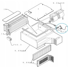 Oro kondicionieriaus termostatas new holland tx130 87556056