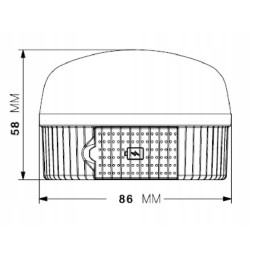 Įspėjamoji lemputė v16 9v