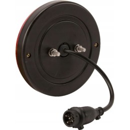 Apvalus LED galinis žibintas, skersmuo 140mm, 12 24v