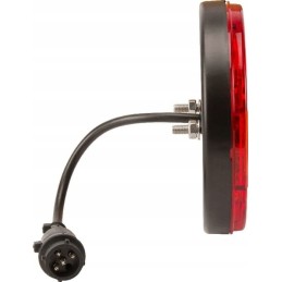 Apvalus LED galinis žibintas, skersmuo 140mm, 12 24v