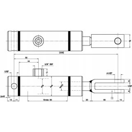 Stabdžių cilindras be spyruoklės atbulinės eigos, tipas bc