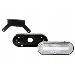 LED markerinė lempa 12v 24v 120x45mm e9 balta