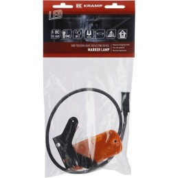 Stačiakampė LED markerinė lempa 12 24v su kištuku