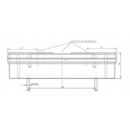 Stačiakampis 5 kontaktų kombinuotas galinis žibintas, kairysis ha