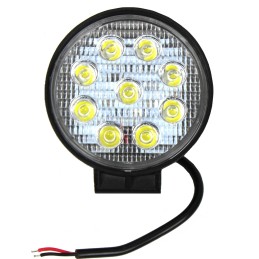 9 LED apvali halogeninė darbinė lempa, itin galinga