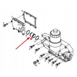 F716201510200 radiatoriaus vamzdžio jungtis