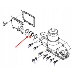 F716201510200 radiatoriaus vamzdžio jungtis