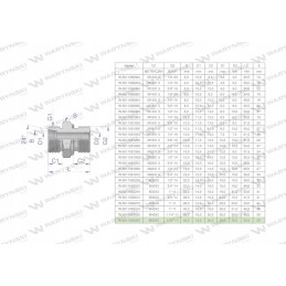 Hidraulinė jungtis bb xge m52x2 42l x 1 1 4