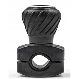 Universali juoda vairo rankenėlė su guoliais