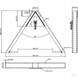 Prikabinimo trikampis, dešinioji mašina, 1 kategorija