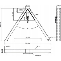 Prikabinimo trikampis, dešinioji mašina, 1 kategorija