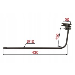 Universalus veidrodžio laikiklis 170x400mm