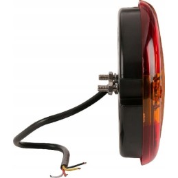 Apvalus LED galinis žibintas, 12 24v, fi 140mm