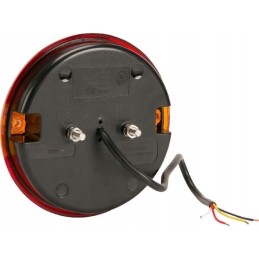 Apvalus LED galinis žibintas, 12 24v, fi 140mm