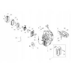 Wacker 0095711 oro filtras bh23 bh24 wm plaktukas