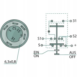 Fendt x830240098000 kelio šviesos jungiklis