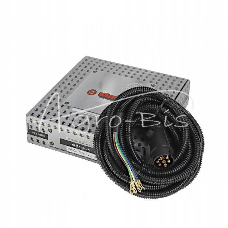 Priekabos elektros pajungimo kabelis 7x1 7m