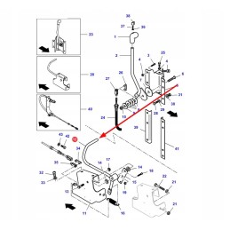 Va432721 droselio svirtis