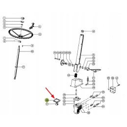 685004 0 kvadratinė vairo kolonėlės poveržlė