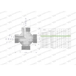 Metrinis hidraulinis kolektorius bbbb m16x1 5 10 l