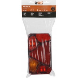 Stačiakampis kairysis kombinuotas galinis žibintas halogeninis 12v