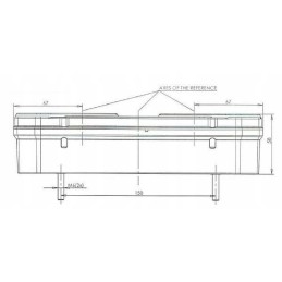 Stačiakampis kairysis kombinuotas galinis žibintas halogeninis 12v