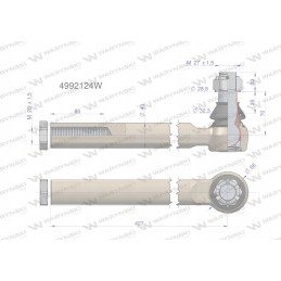 Vairo jungtis JCB 4992124 Warynski